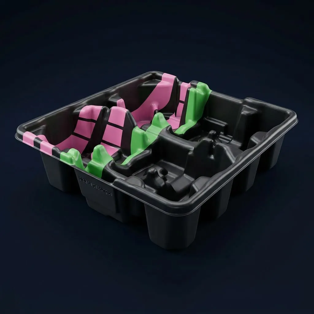 Kunststofftray und Werkstückträger für Österreich — Scafa Thermoforming